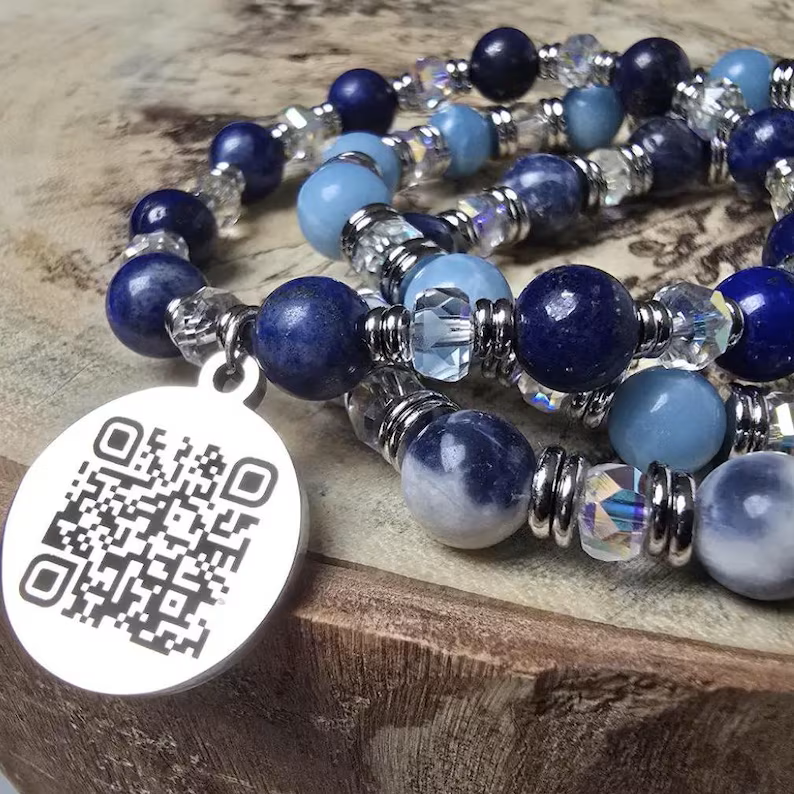 Custom QR Code Bracelet