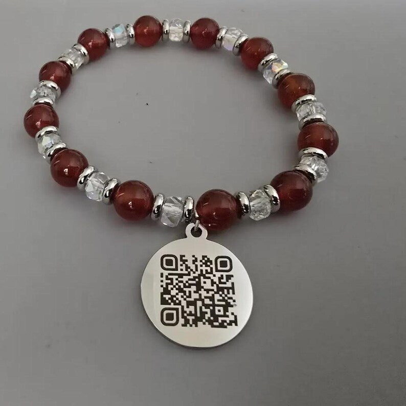 Custom QR Code Bracelet