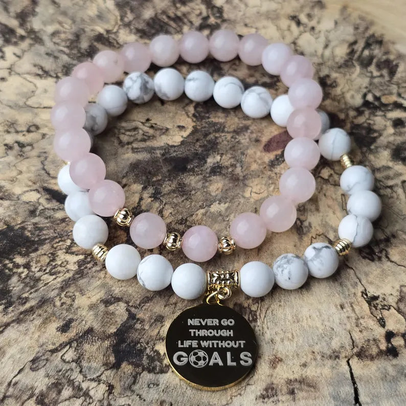 Custom Women's Soccer Team Beaded Bracelet