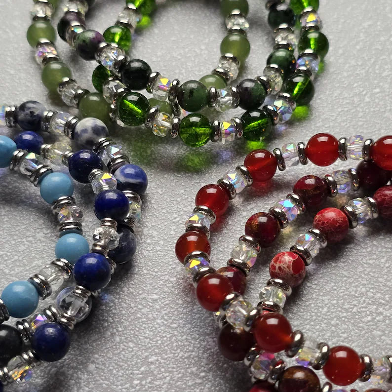 Bible Verse Christian Bracelet - Pray, Trust, Wait  Custom Beads and Message